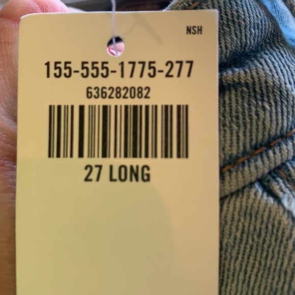 ABERCROMBIE & FITCH Zoe Natural Rise Ankle Straight Jean 27 LONG - Picture 12 of 12